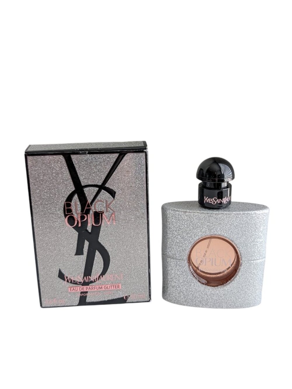 Black Opium Glitter by YSL for Women Eau de Parfum Spray 1.6oz/50ml Open Box